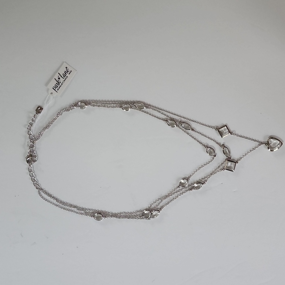 Park Lane Silver Multi-Layer Necklace